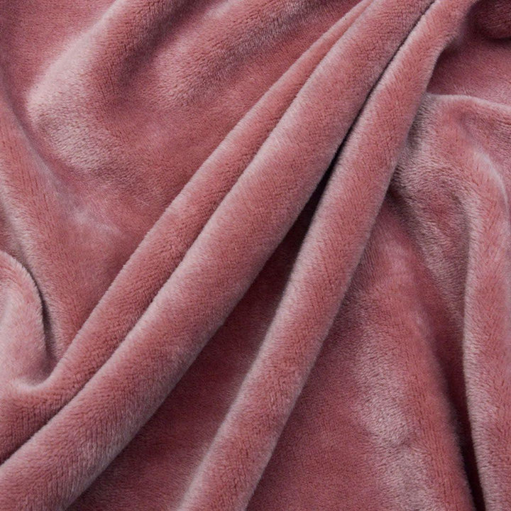 Welur Supersoft Brudny Róż - Textil World
