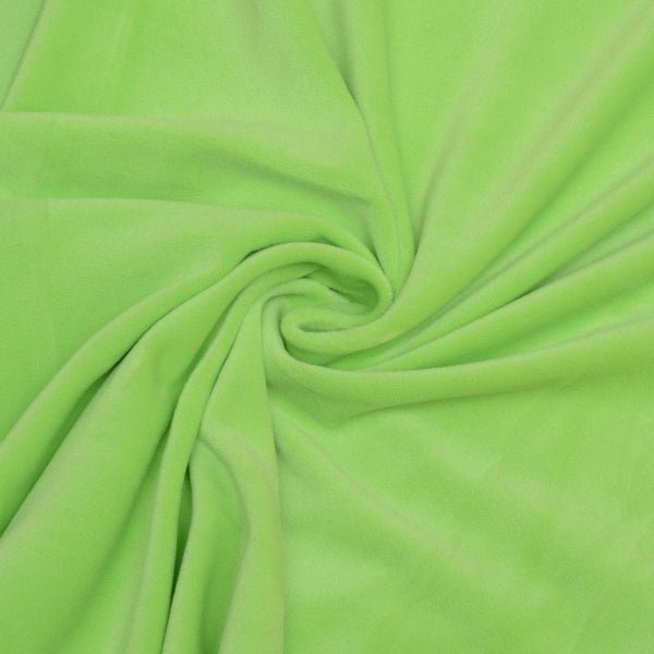 Welur Supersoft Zielona Limonka - Textil World