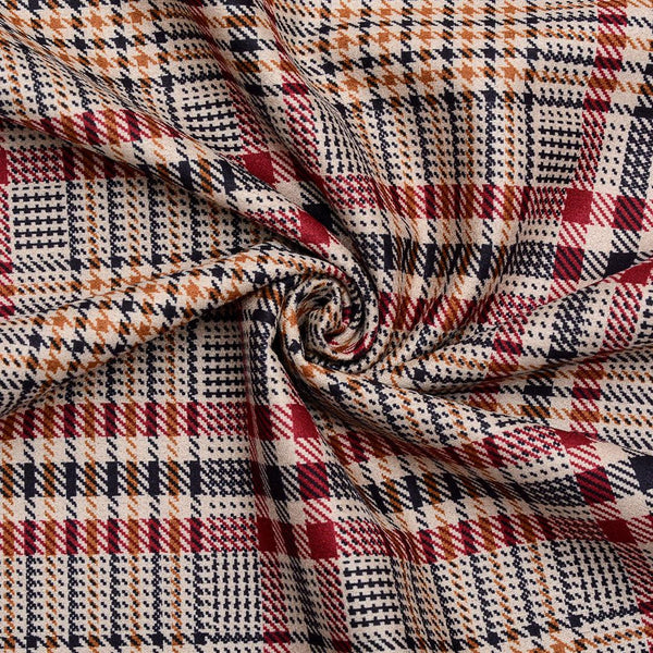 Nurek Zamsz Drukowany Kratka - Textil World