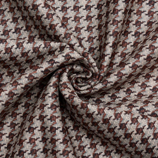 Nurek Zamsz Drukowany Pepitka - Textil World