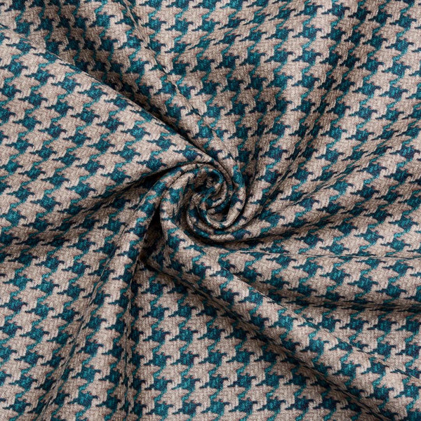 Nurek Zamsz Drukowany Pepitka - Textil World