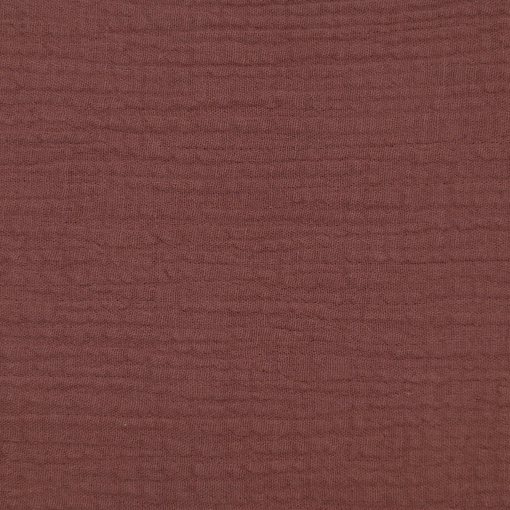 Muślin Bawełniany Ciemny Brąz Czekolada - Textil World