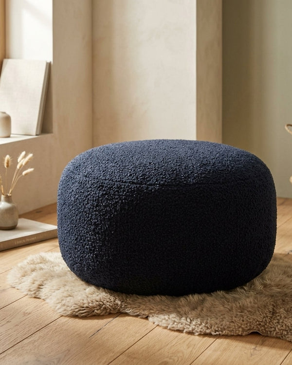 Zastosowanie Boucle Granatowe: Pufa boucle Cloud