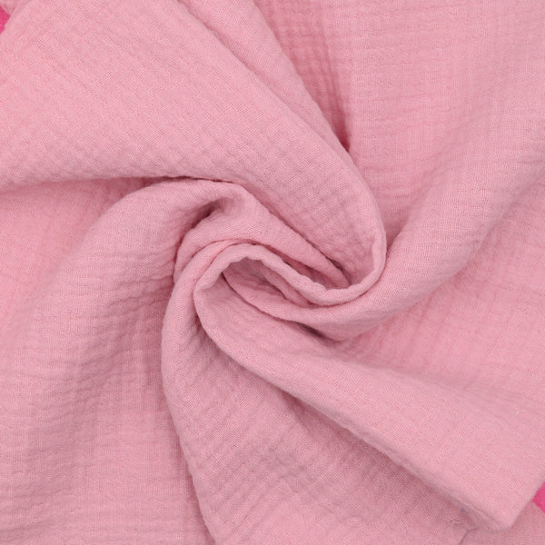 Flamingo Pink Cotton Muslin