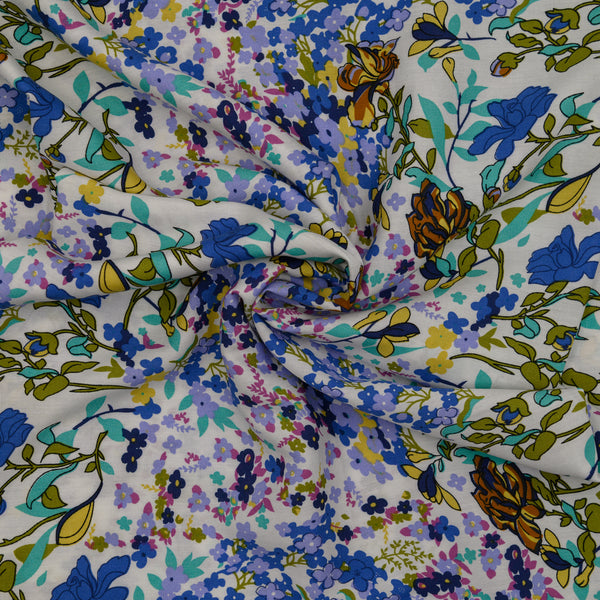 Wiskoza Drukowana Meadow Breeze