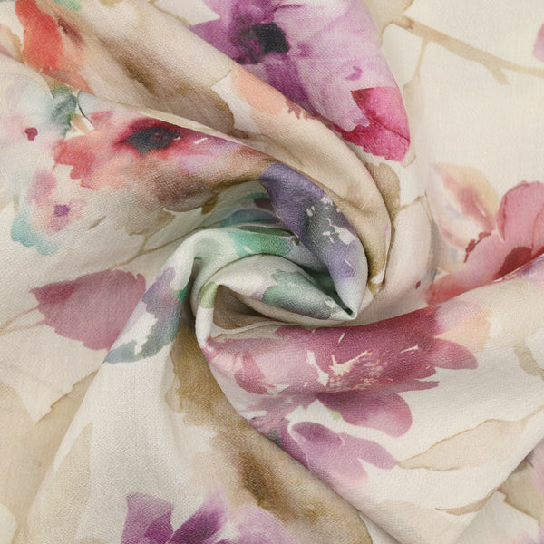 Len Craspo Drukowany Pastel Botanica