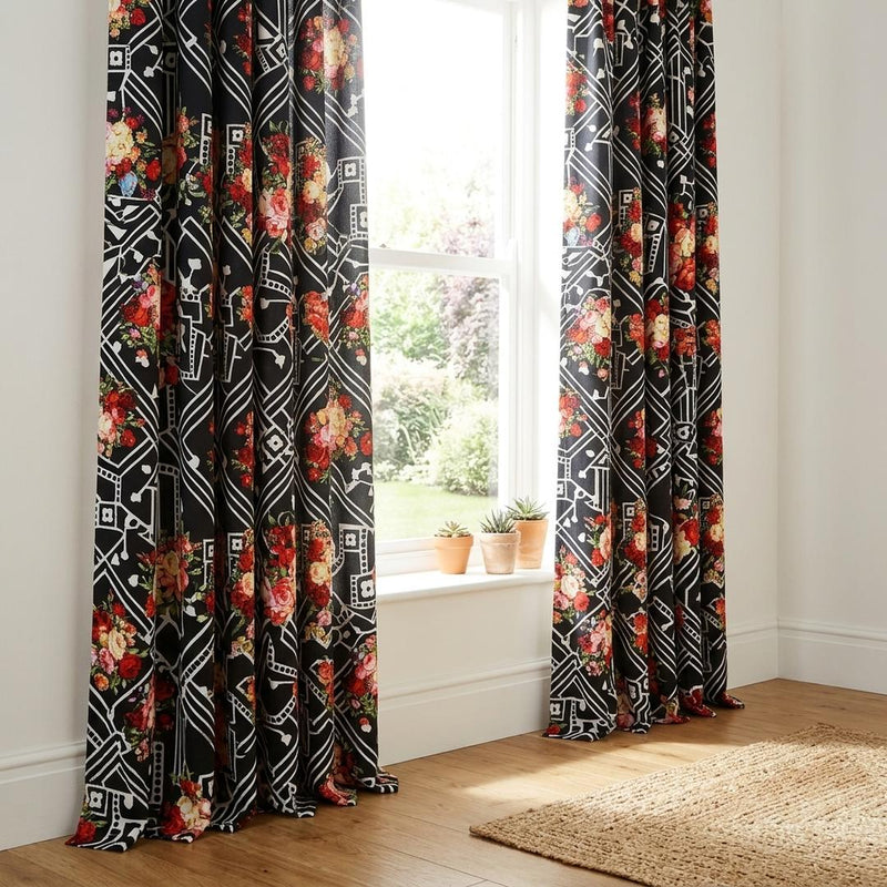 Barbie Drukowany Grecka Noc – zasłony z tej tkaniny