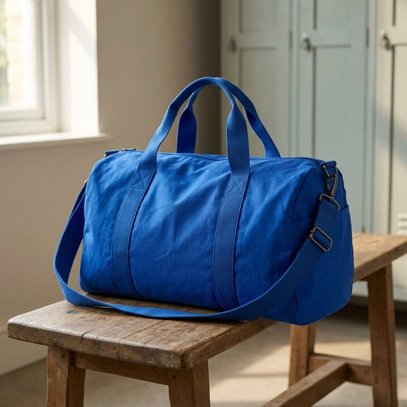 Bawełna Nylon Koszulowa Chabrowa – torba sportowa z tej tkaniny