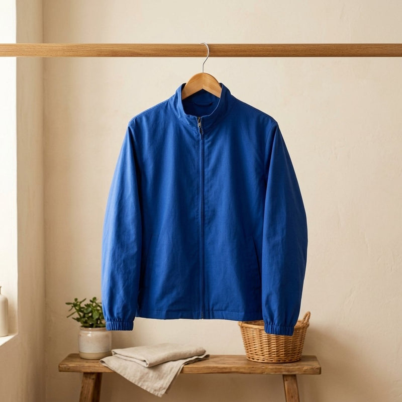 Bawełna Nylon Koszulowa Chabrowa – wiatrówka z tej tkaniny