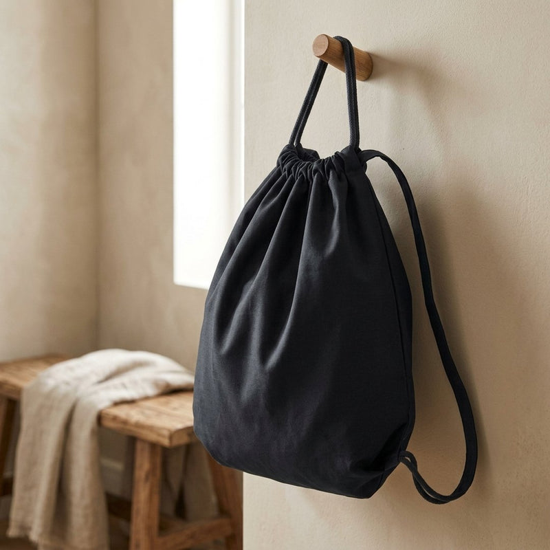 Bawełna Nylon Koszulowa Czarny – plecak / worek z tej tkaniny