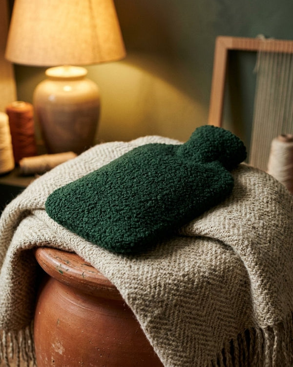 Boucle Ciemnozielona - Termofor cover