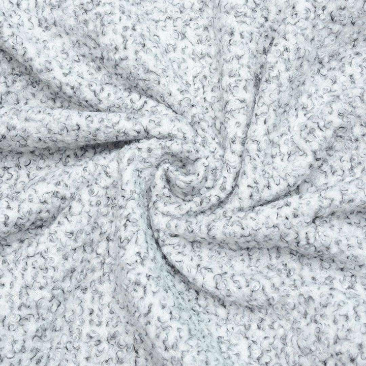 Boucle Szary Melanż - Textil World