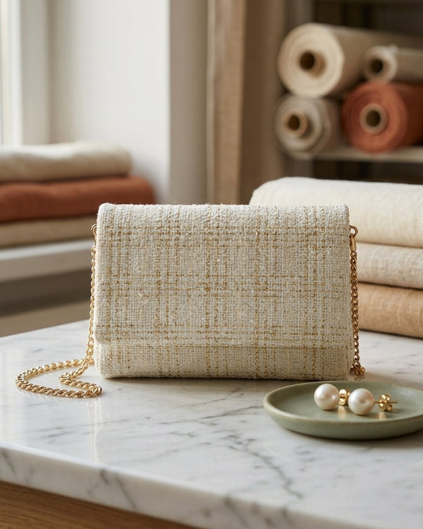 Chanelka Luzio Złoty Blask - Torebka clutch