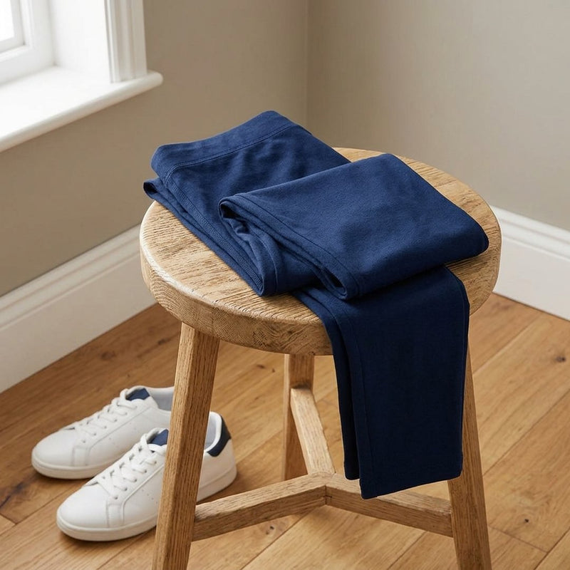 Dresówka Petelka Granatowa – legginsy z tej tkaniny