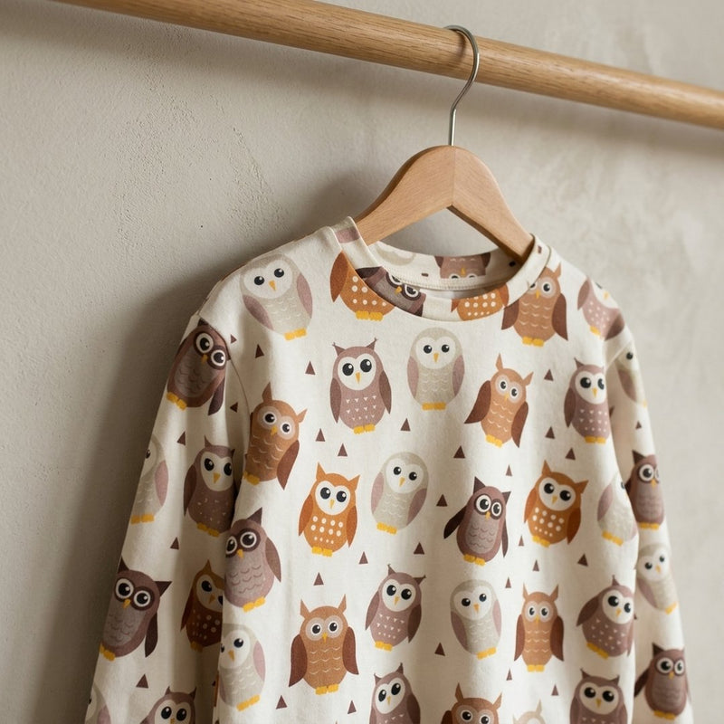Dresówka Petelka Premium Drukowana Wzor Dzieci – bluza dresowa z tej tkaniny