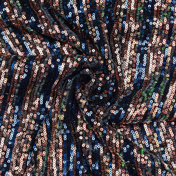 Ekskluzywne Multi-Kolory Cekina Granat - Textil World