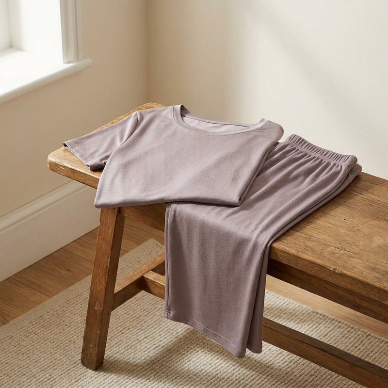 ITY Jersey Beż – komplet do snu z tej tkaniny