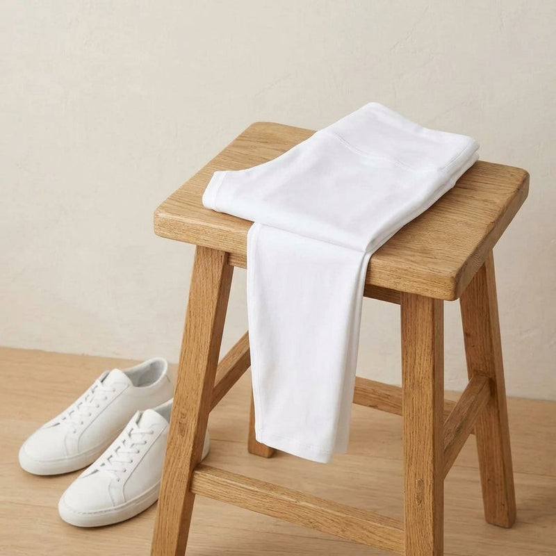 ITY Jersey Bialy – legginsy z tej tkaniny