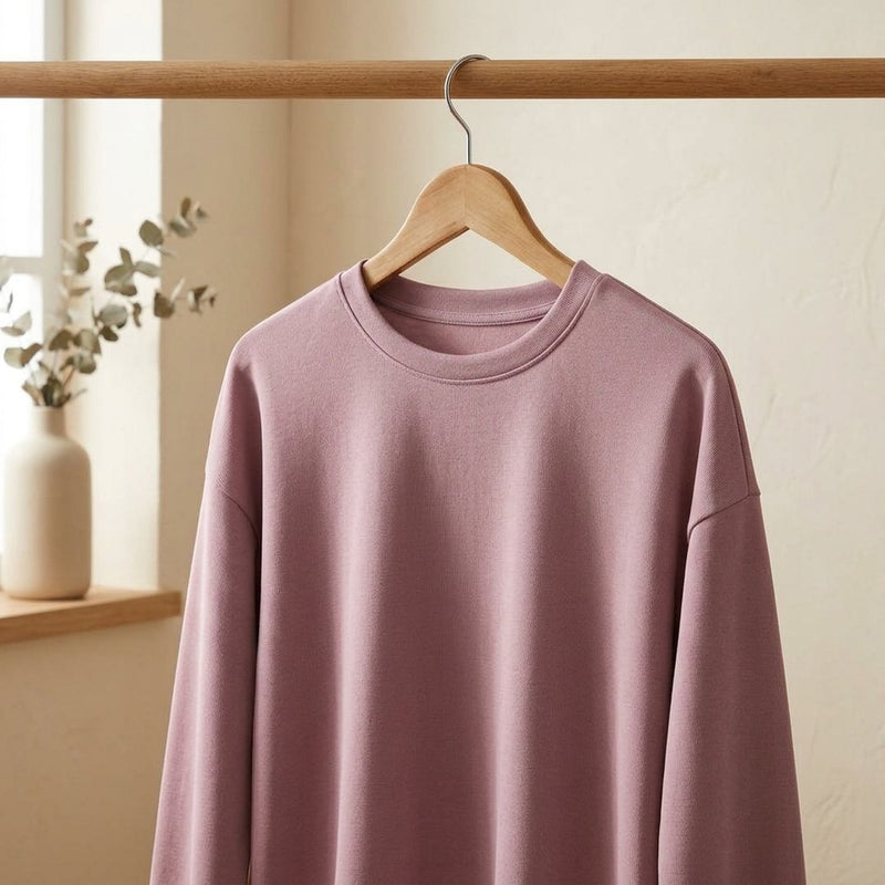 ITY Jersey Ciemny Brudny Róż – bluza dresowa z tej tkaniny