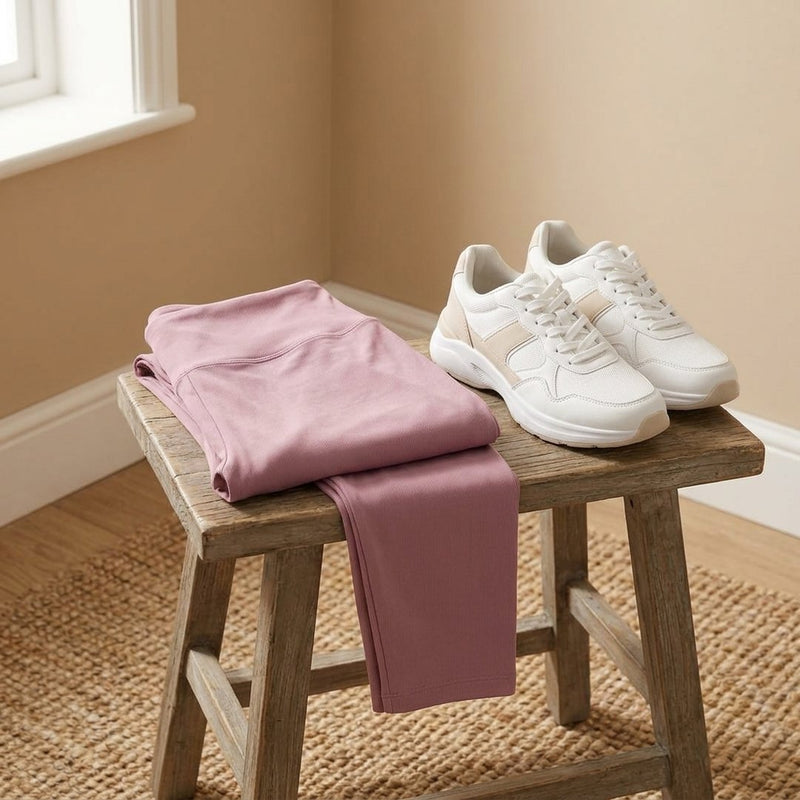 ITY Jersey Ciemny Brudny Róż – legginsy z tej tkaniny
