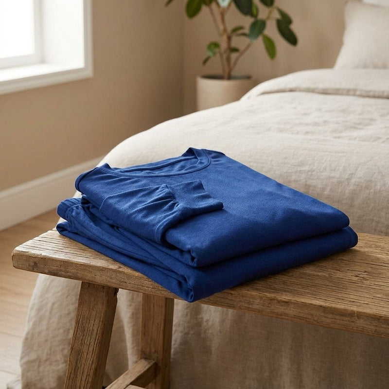 ITY Jersey Granat – komplet do snu z tej tkaniny