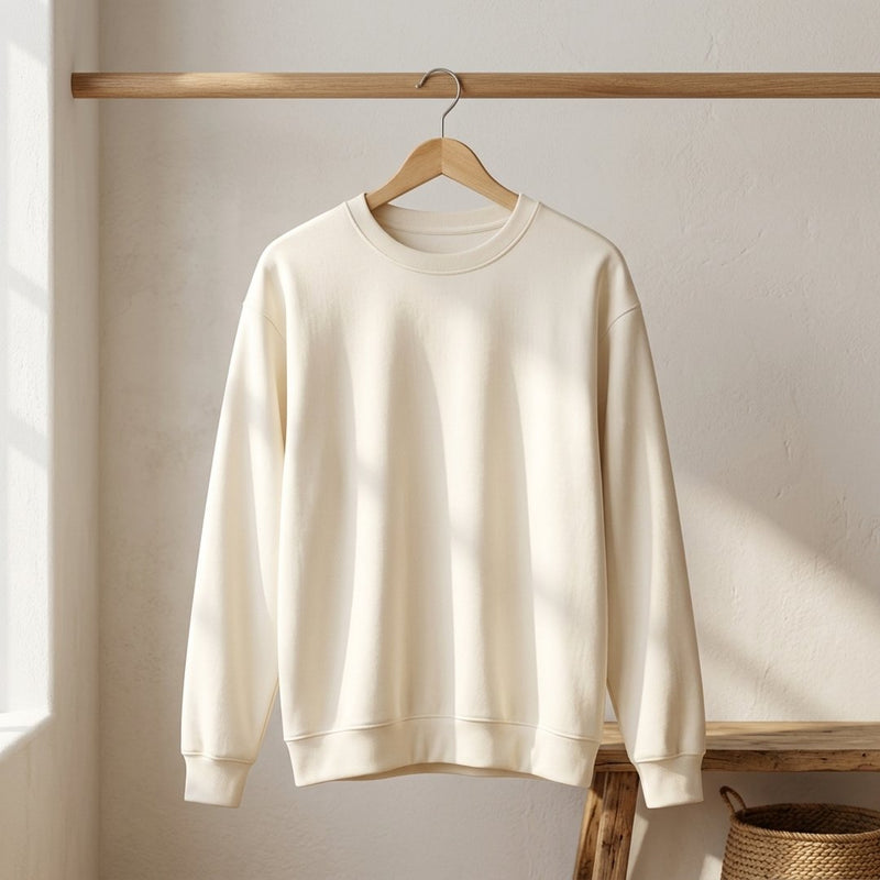ITY Jersey Kremowy / Ecru – bluza dresowa z tej tkaniny