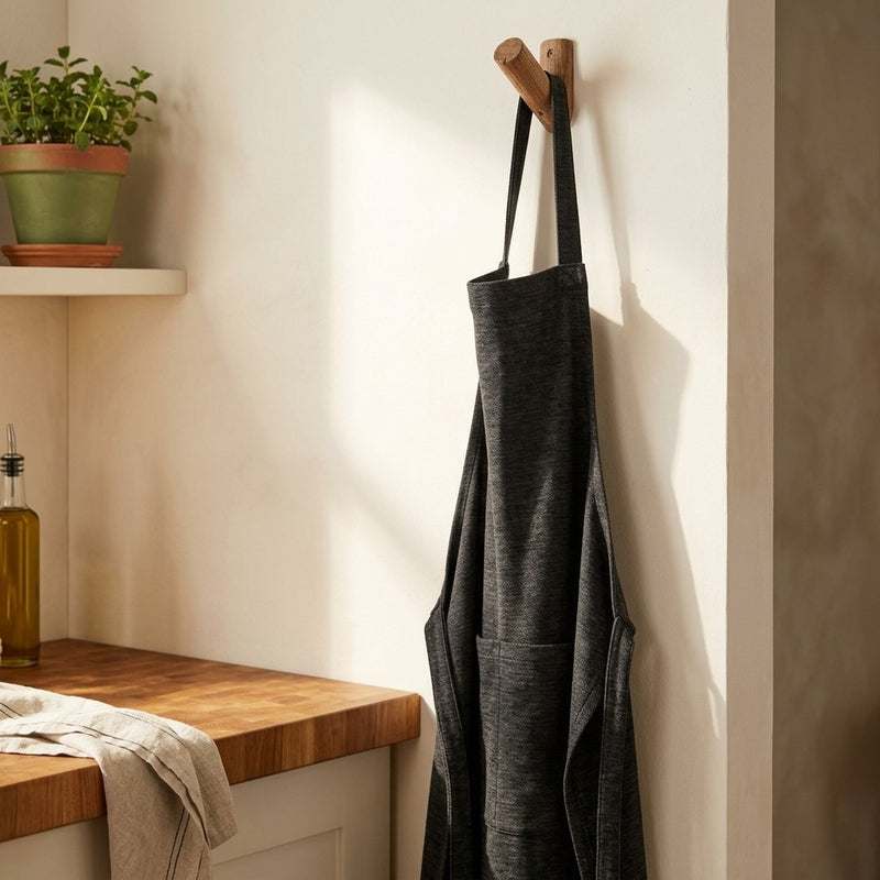 Jeans „Nowoczesny Denim” – fartuch kuchenny z tej tkaniny