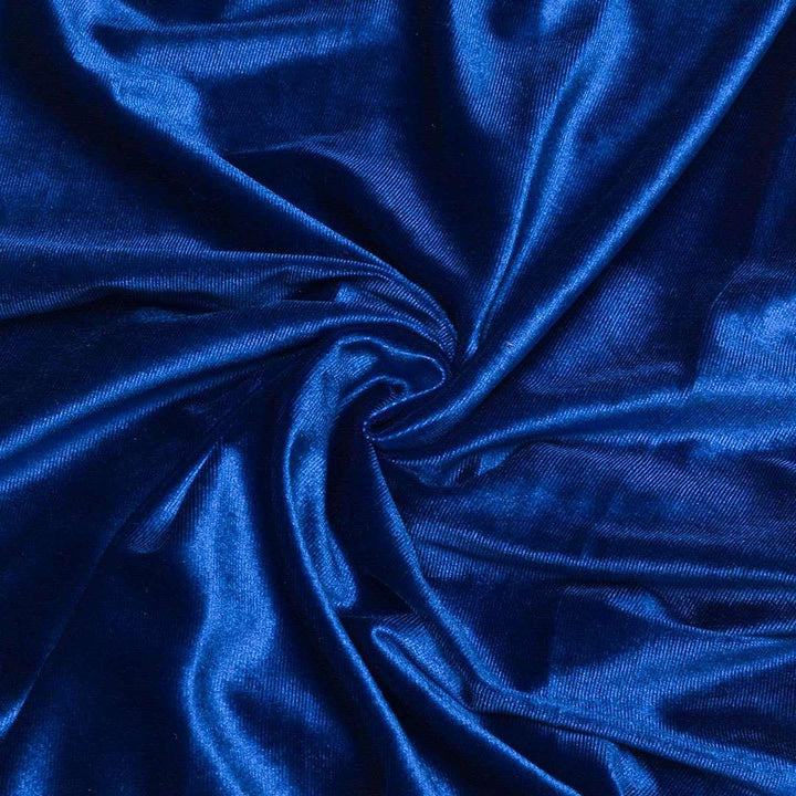 Królewski niebieski Aksamit Cuba Welur - Textil World