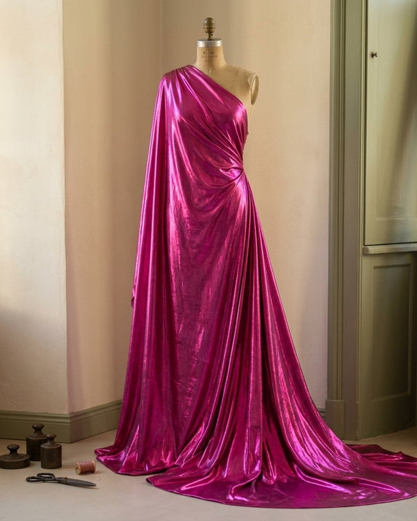 Lama Barbie Pink - Suknia wieczorowa z połyskiem