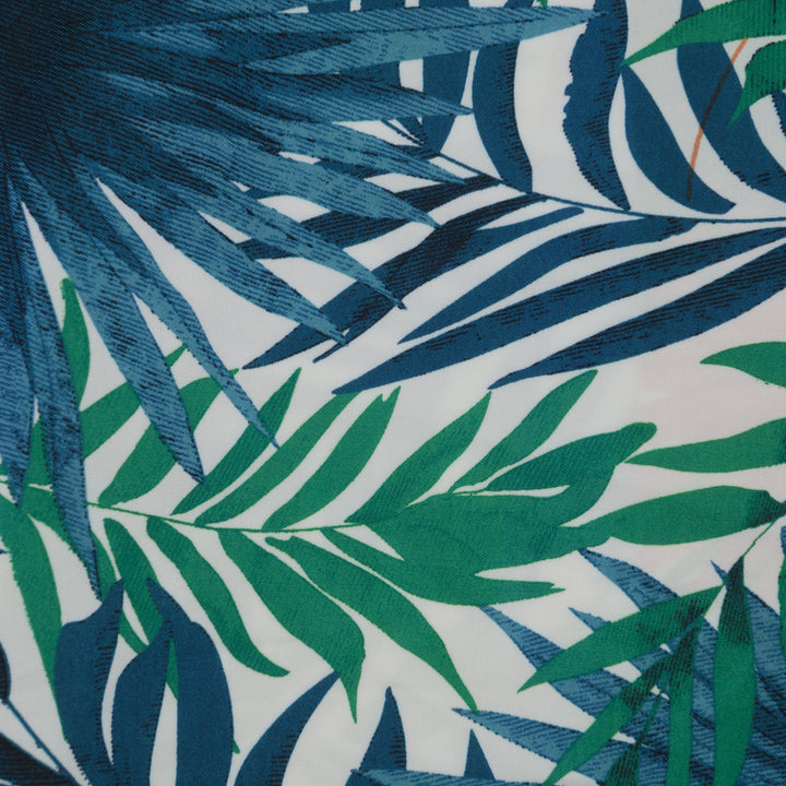 Latina Drukowana Niebiskie Tropiczne Kwiaty - Textil World