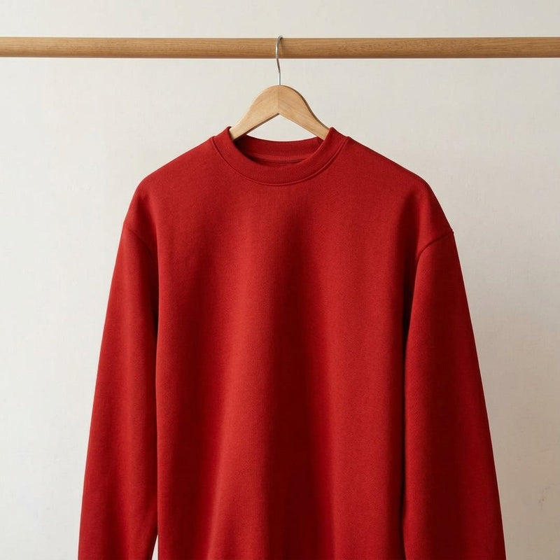 Latina Twill „Klasyczna Czerwień” – bluza dresowa z tej tkaniny