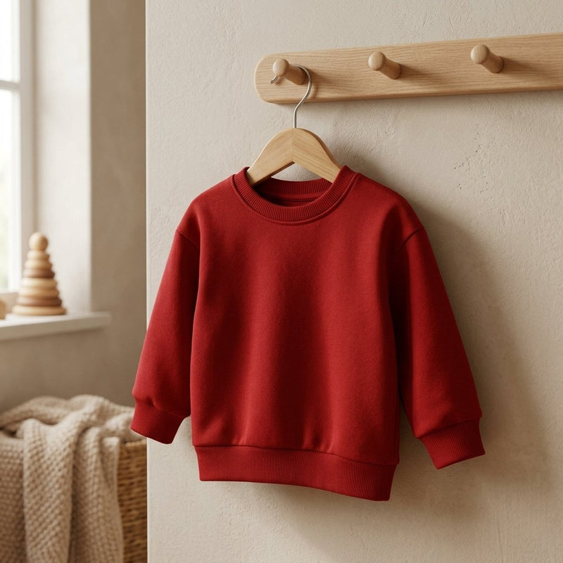 Latina Twill „Klasyczna Czerwień” – ubranko dziecięce z tej tkaniny