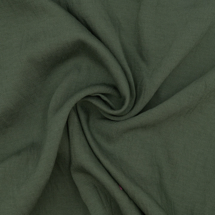 Len Craspo Butelkowa Zieleń - Textil World