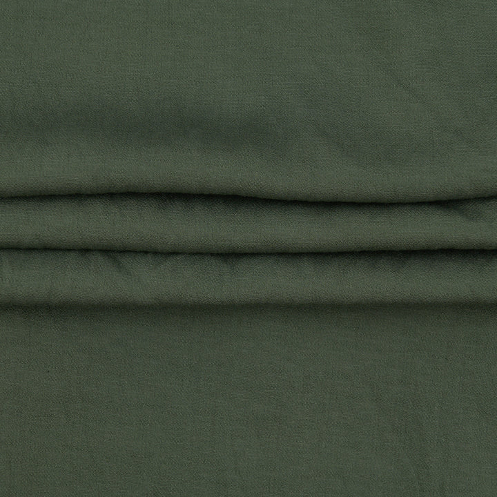 Len Craspo Butelkowa Zieleń - Textil World