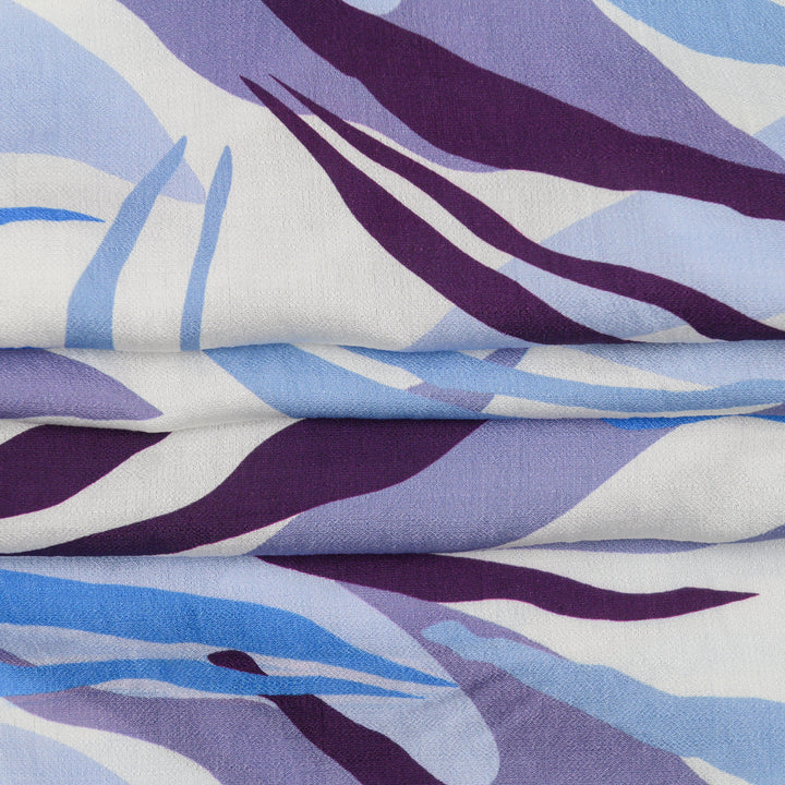 Len Craspo Drukowana Abstrakcja Iceflow - Textil World