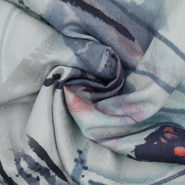 Len Craspo Drukowana Atramentowa Mgła - Textil World