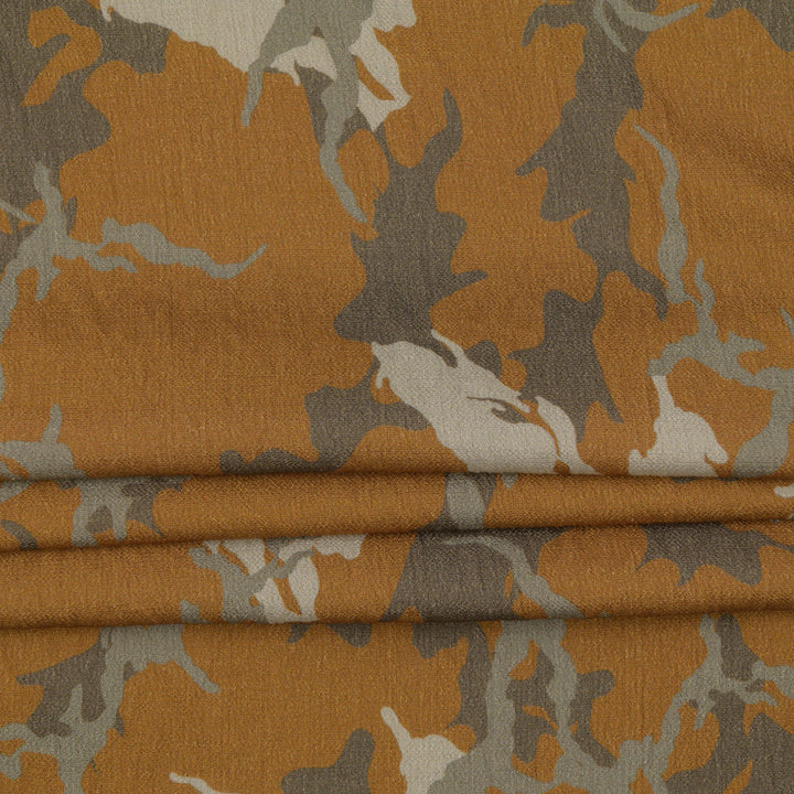 Len Craspo Drukowana Camo Brown - Textil World