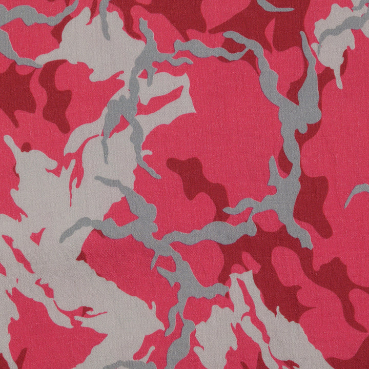 Len Craspo Drukowana Camo Red - Textil World