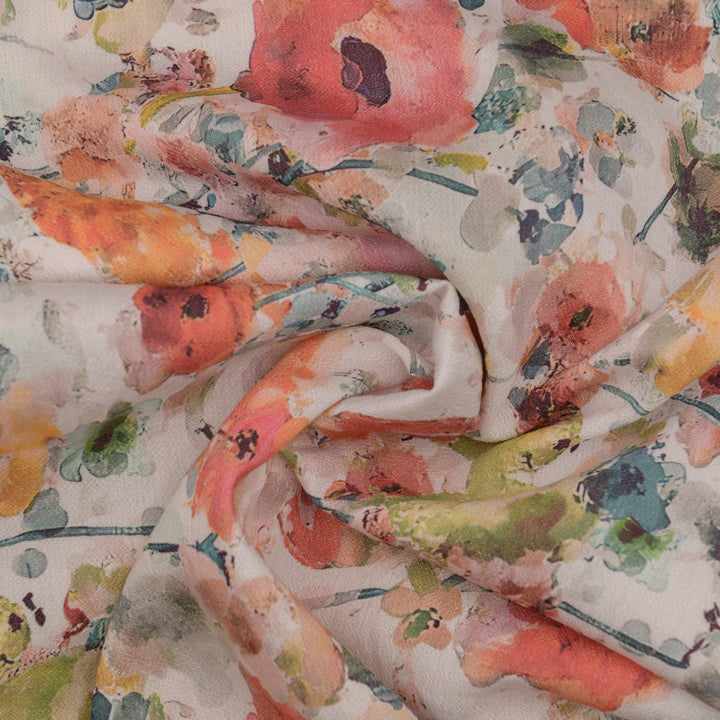 Len Craspo Drukowana Floral Fantasy - Textil World