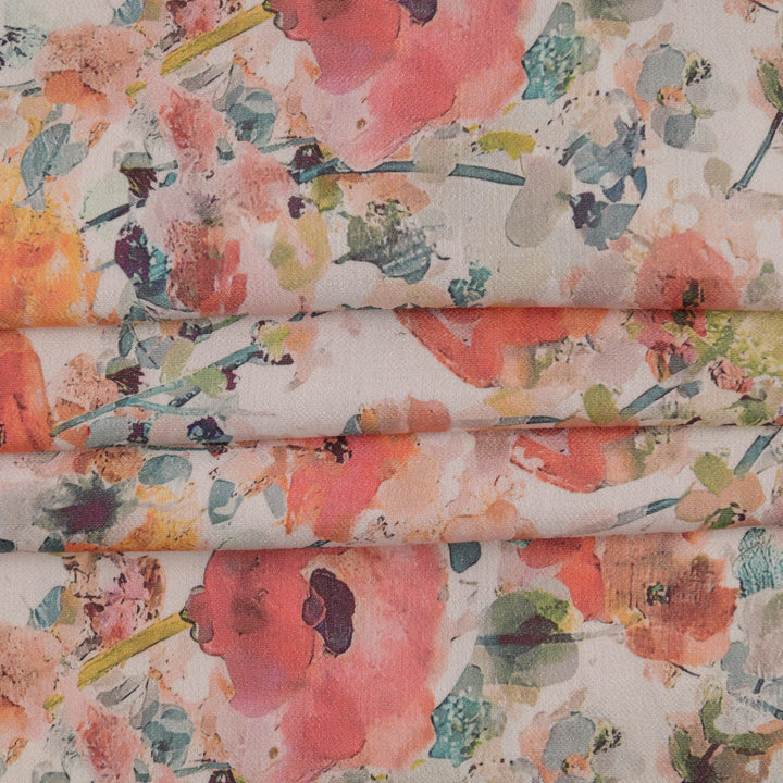 Len Craspo Drukowana Floral Fantasy - Textil World