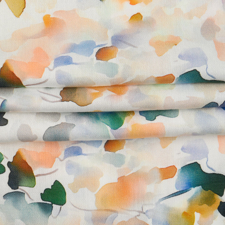 Len Craspo Drukowana Letnia Mgła - Textil World