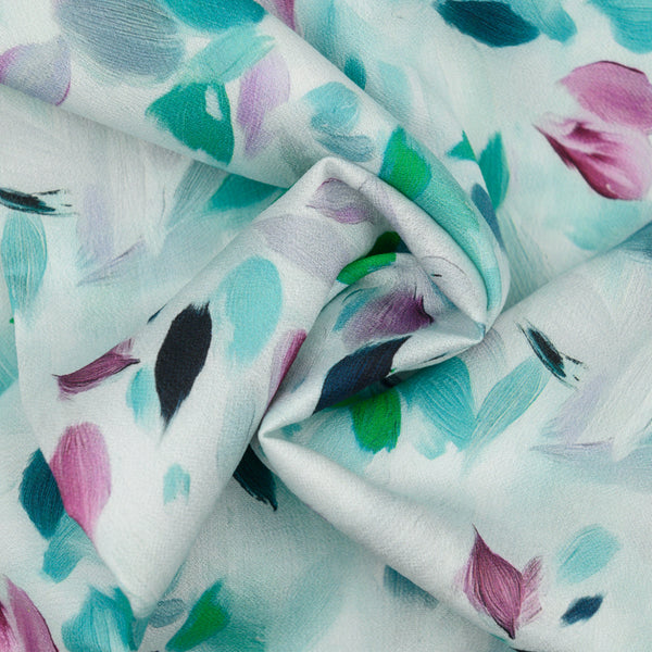 Len Craspo Drukowana Lodowa Fantazja - Textil World