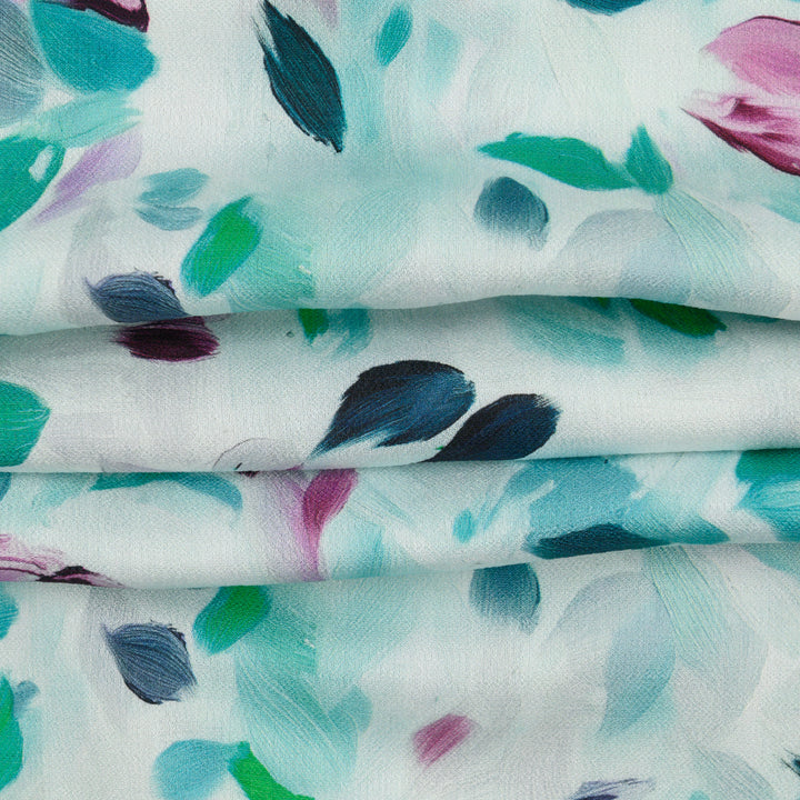 Len Craspo Drukowana Lodowa Fantazja - Textil World
