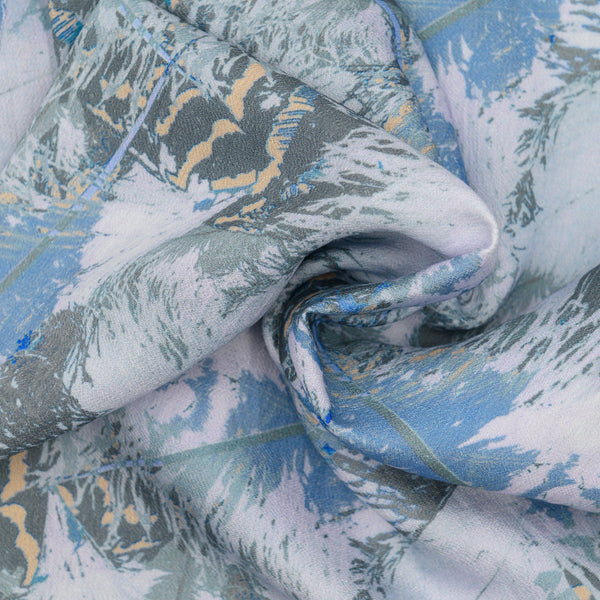 Len Craspo Drukowana Lodowy Wiatr - Textil World