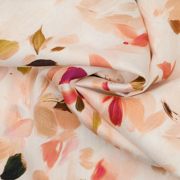 Len Craspo Drukowana Malarska Harmonia - Textil World