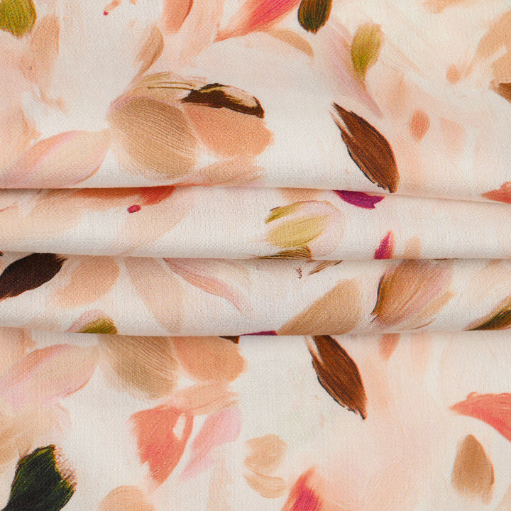 Len Craspo Drukowana Malarska Harmonia - Textil World