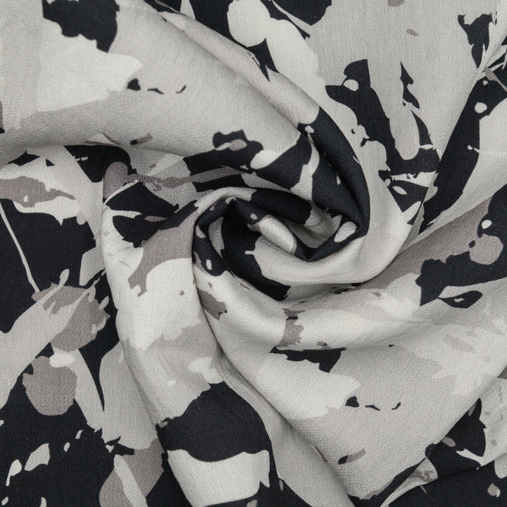 Len Craspo Drukowana Monochromatyczny Rytm - Textil World