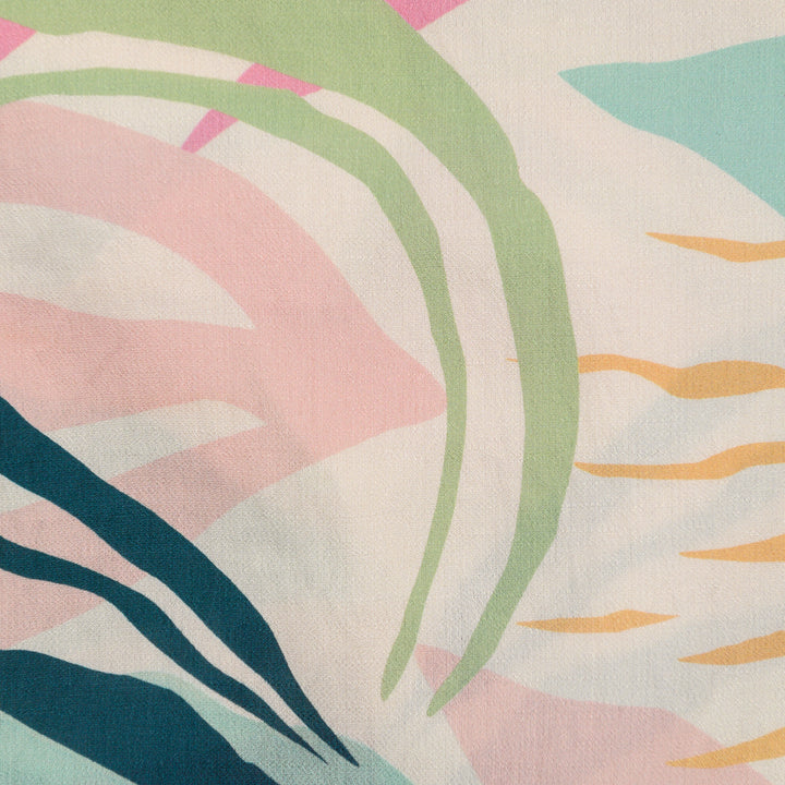 Len Craspo Drukowana Palm Breeze - Textil World
