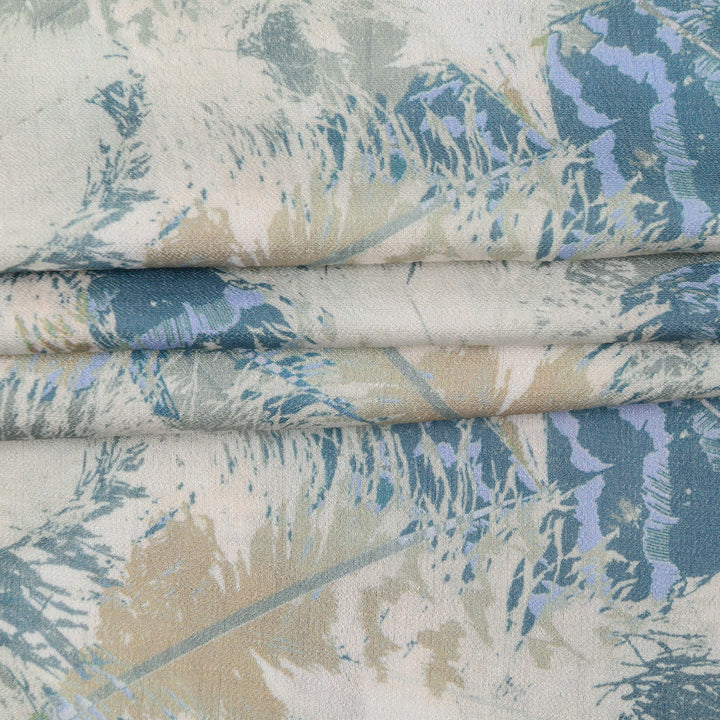 Len Craspo Drukowana Pastelowa Bryza - Textil World