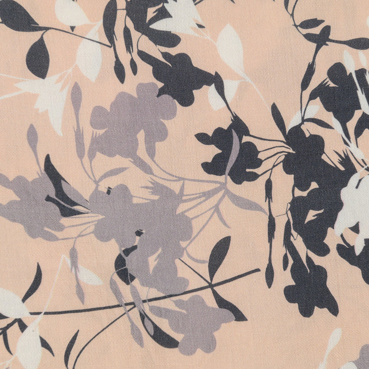 Len Craspo Drukowana Pudrowy Cień - Textil World